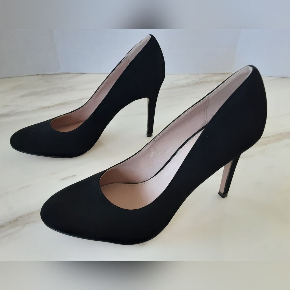 LAUREN BLAKWELL Cecily Faux Suede Stiletto Pumps Sz 10